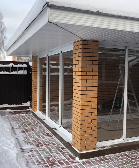 панорамное остекление веранды